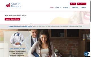 Gateway Pharmacy website