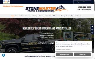 Stone Master Paving & Construction Corp. website