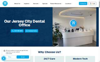 Woo Dental - Jersey City website