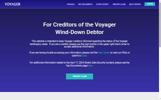 Voyager Craft Coffee website