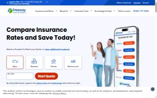 Freeway Insurance of Mobile website
