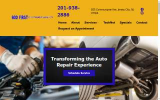 God First Auto Body & Repair website