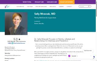 Dr. Sally Mravcak website
