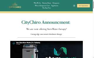 CityChiro website