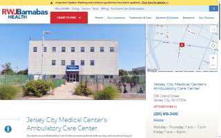 Jersey City Medical Center's Ambulatory Care Center website