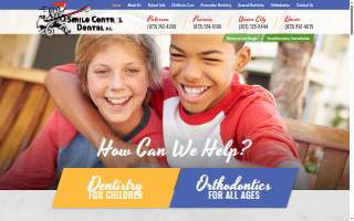 Smile Central Dental website