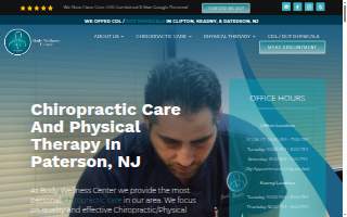Body Wellness Center of Paterson website