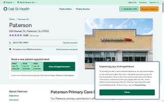 Oak Street Health Paterson Primary Care Clinic website