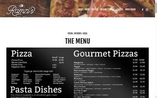 Ramzis Coffee Shop website