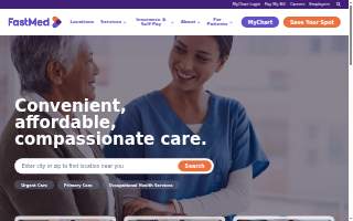 FastMed Primary Care of Fayetteville website