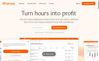 Harvest Catering of Milton website