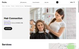 Hair Connection website