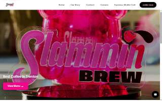 Slammin Brew website
