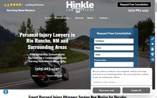 Hinkle Law Offices website