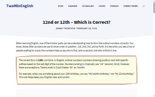 12th Street Tavern website