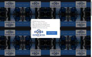 Open Gym 24/7 website