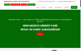 New Mexico Urgent Care - Juan Tabo website