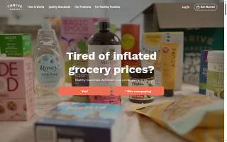 Thrive Catering Savannah website