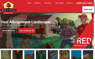 Red Shovel Landscape website