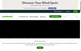Landmark Catering website
