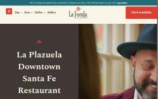 La Plazuela At La Fonda website
