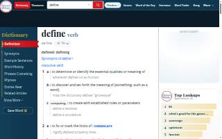 Define Hair Salon website