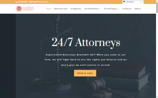 24/7 Attorneys website