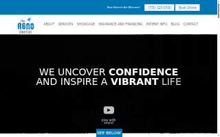 The Reno Dentist website