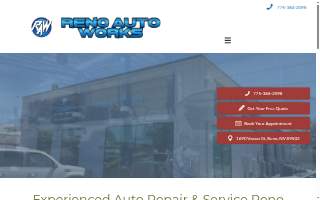 Reno Auto Works website