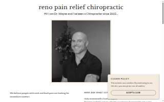 Reno Pain Relief Chiropractic website