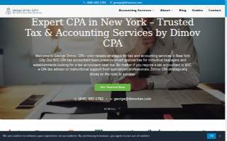 George Dimov CPA of New York website