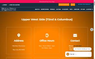 Medical Offices of Manhattan - Upper West Side website