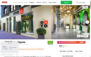 OYO Times Square website