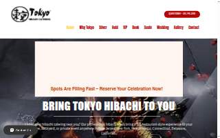 Tokyo Hibachi Catering website