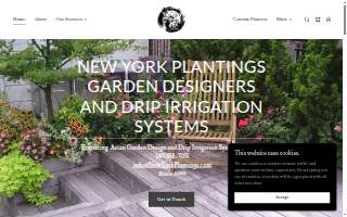 New York Plantings Garden Designers and Landscape Contractors NYC website