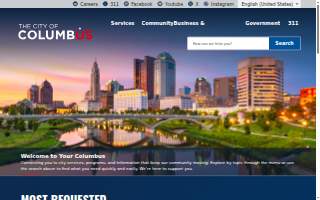 Columbus Corporate Caterers website
