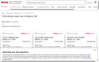 CVS Pharmacy website