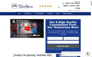 H&A Electrician website