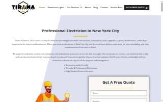 Tirana Electric - Best Electrician NYC website