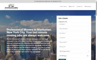 Two Guys And A Truck Movers NYC website