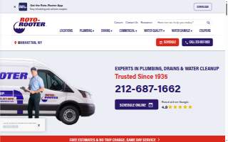 RR Plumbing Roto-Rooter website