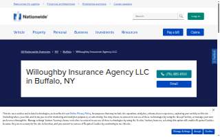 Willoughby Insurance website
