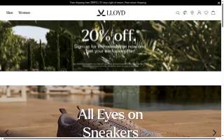 Lloyd's Auto Sales & Services website