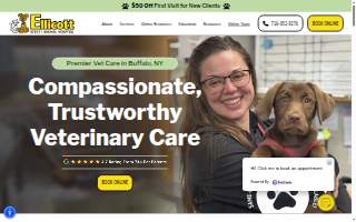 Ellicott Street Animal Hospital website