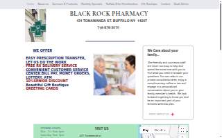 Black Rock Pharmacy Wellness Center website