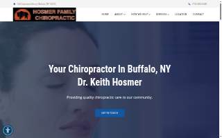 Hosmer Family Chiropractic website