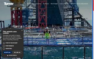Turner Construction Co of Buffalo website