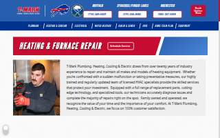 T-Mark Plumbing, Heating & Cooling- Buffalo website