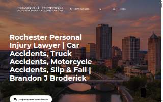 Brandon J. Broderick, Personal Injury Attorney at Law of Rochester website
