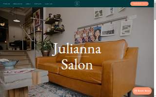 Julianna Salon in Rochester website